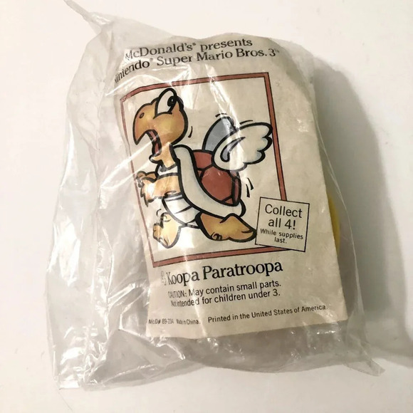 Vintage McDonalds Koopa Paratroopa and Little Goomba Super  Mario Bros 3 - Picture 2 of 16